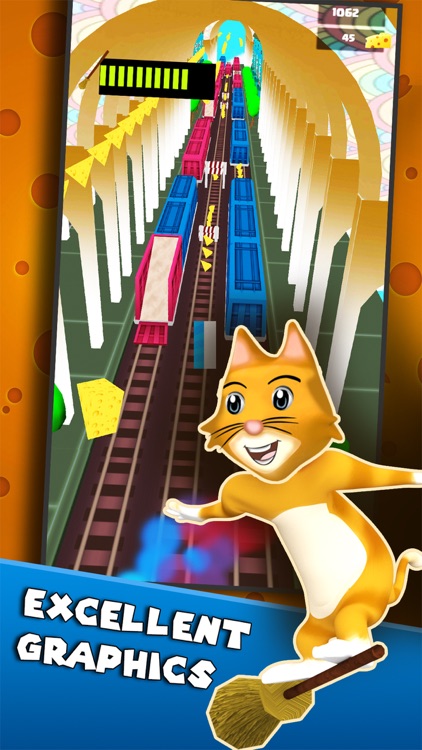 Subway Tom - Cheese Chase Run screenshot-3