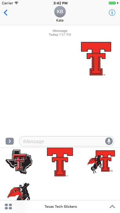 Screenshot #1 pour Texas Tech Stickers