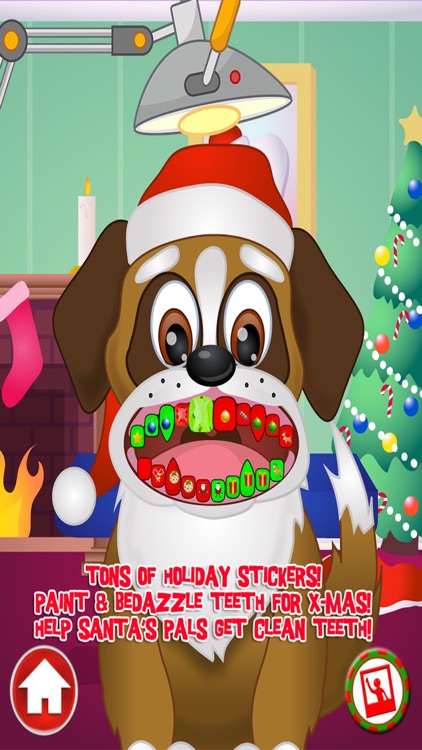 Christmas Pets Dentist Office Santa Fun Kids Games screenshot-4