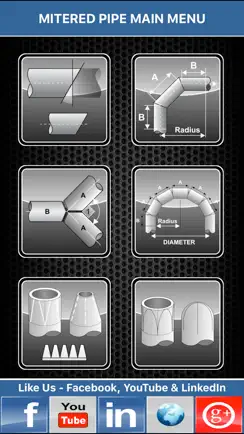 Miter Pipe Calculator iPhone image 1