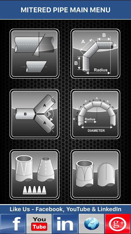 #1. Miter Pipe Calculator (iOS) 由: LMF.Services