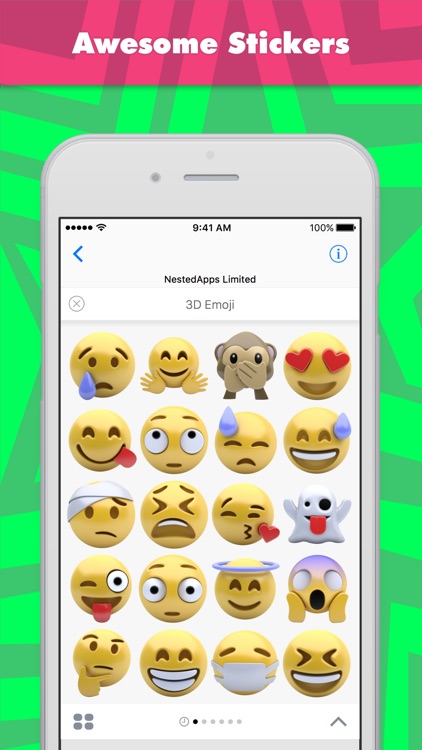 3D Emoji stickers by NestedApps Stickers