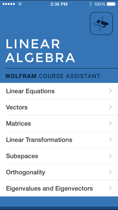 Wolfram Linear Algebra Course Assistant Screenshot 1