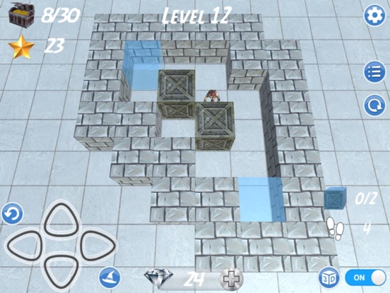 Magic Space (Sokoban 3D) iPad app afbeelding 1