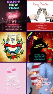 happy new year - greeting cards 2017 iphone screenshot 2