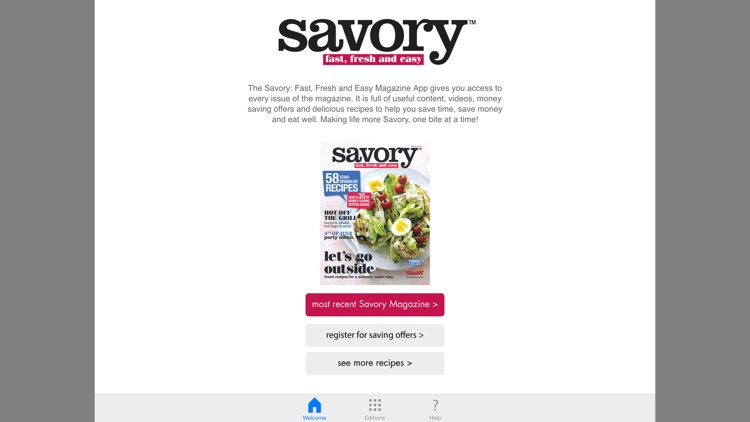 Savory Mag. Giant Food Stores