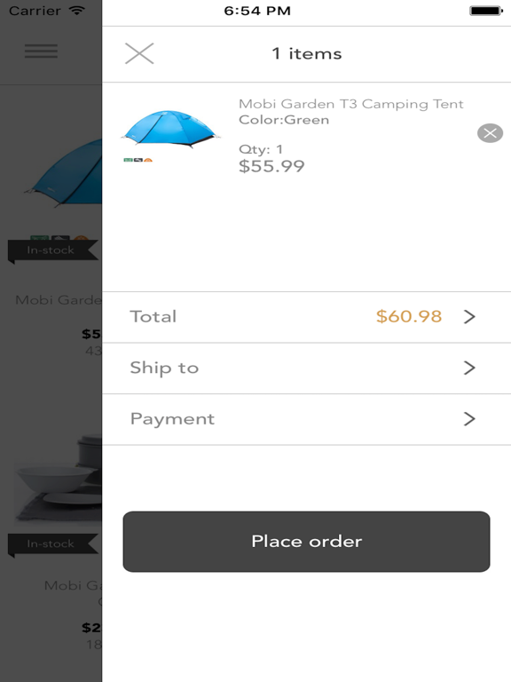Screenshot #6 pour Camp Gear: Shop & Buy Camping Top Hiking Supplies