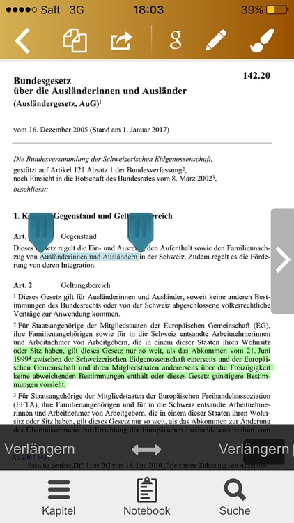 AuG - Ausländergesetz der Schweiz