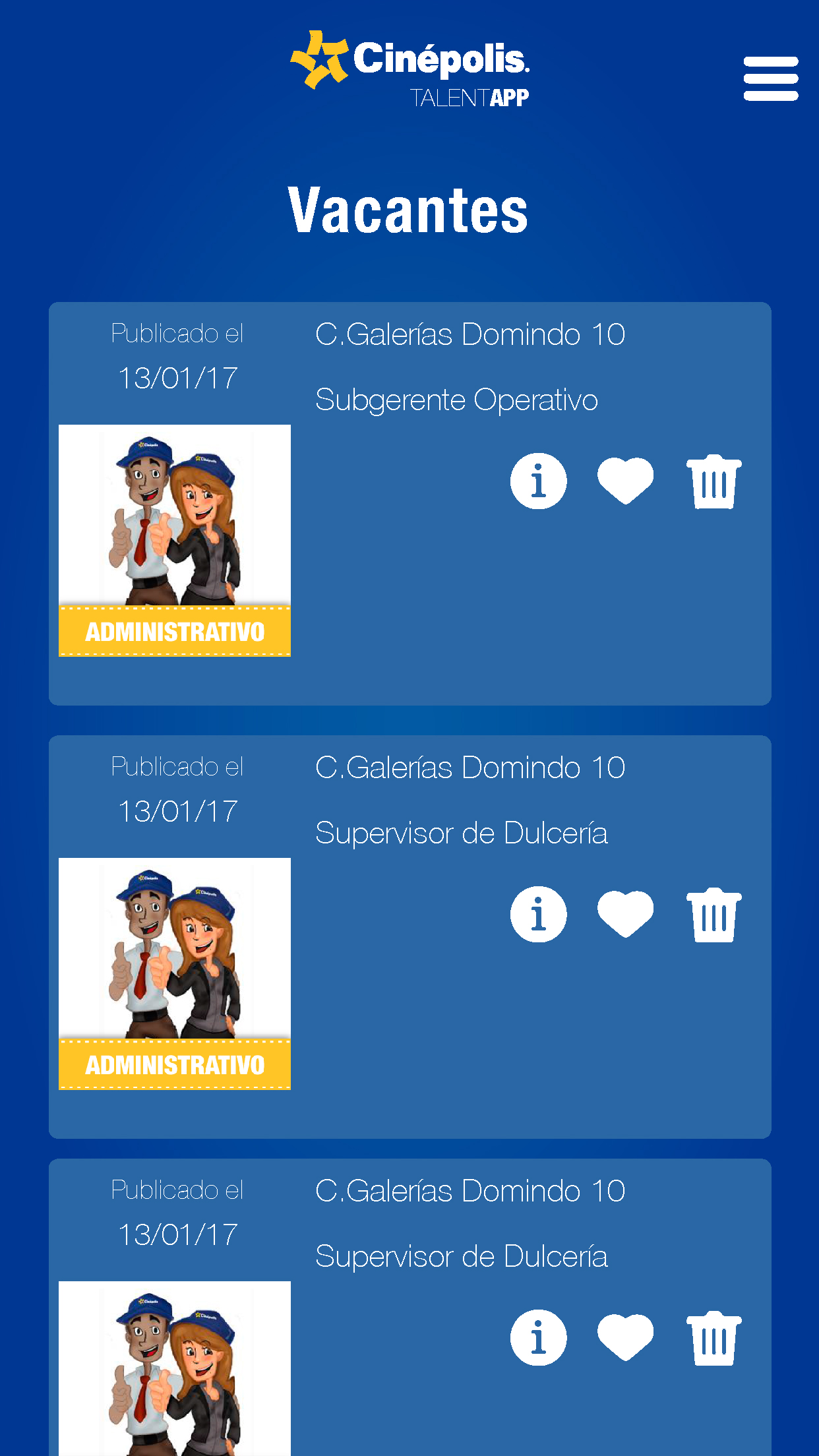 Cinépolis TalentApp