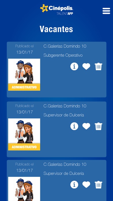 Cinépolis TalentApp iPhone screenshot 4