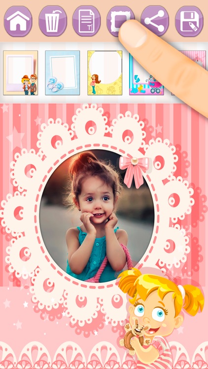 Baby photo frames for kids – Photo editor