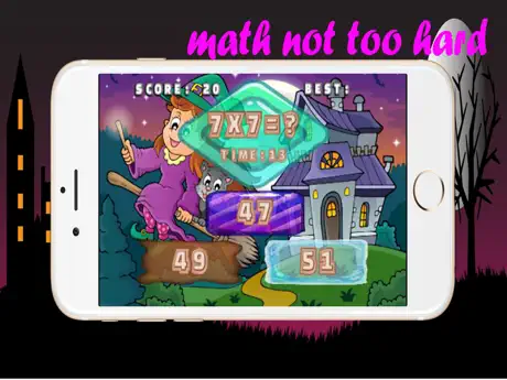 Witch math games for kids easy math solving