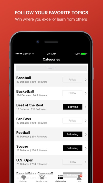 Fandings - Social Network for Sports Debate screenshot-4