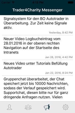 Trader4Charity Messenger screenshot 4