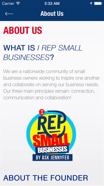 I Rep Small Businesses