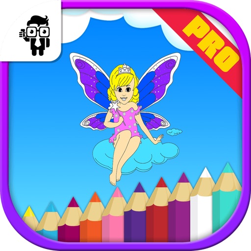 Angel Kids Coloring Book Pro iOS App