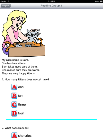 1st Grade Reading Comprehension - náhled