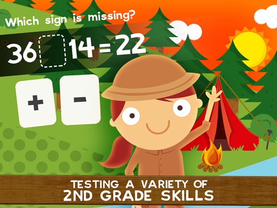 Animal Math Second Grade Maths iPad screenshot 2 - Education app
