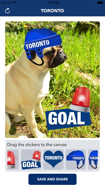 Toronto Hockey Stickers & Emojis