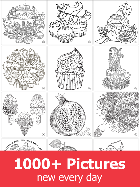 Screenshot #5 pour Adult Coloring Book Pages for Adults and Kids