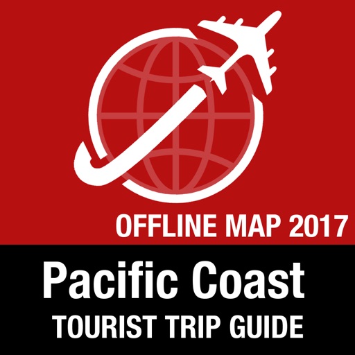 Pacific Coast Tourist Guide + Offline Map icon