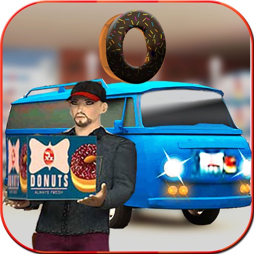 Donut Factory: Delivery Truck Icon