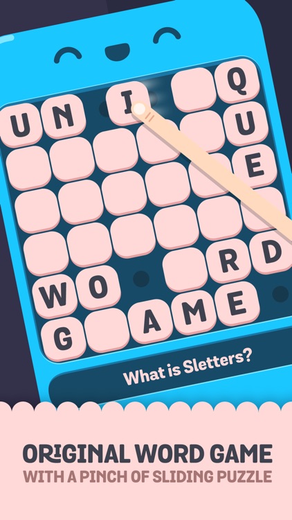 Sletters - A word game mixed with sliding puzzle