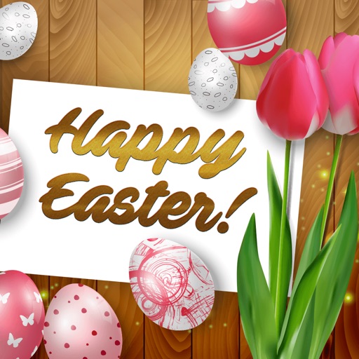 Happy Easter! Greeting Card Maker iOS App