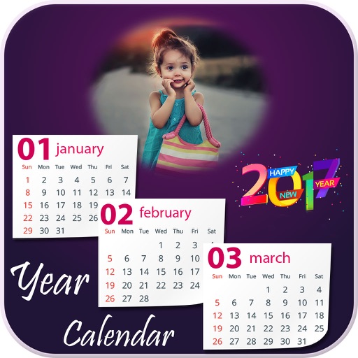 Calendar Photo Frames 2017