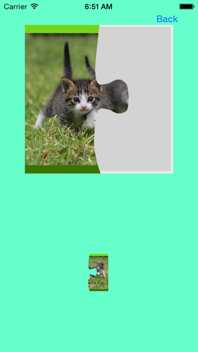 Screenshot #3 pour Kitten Jigsaw Puzzles