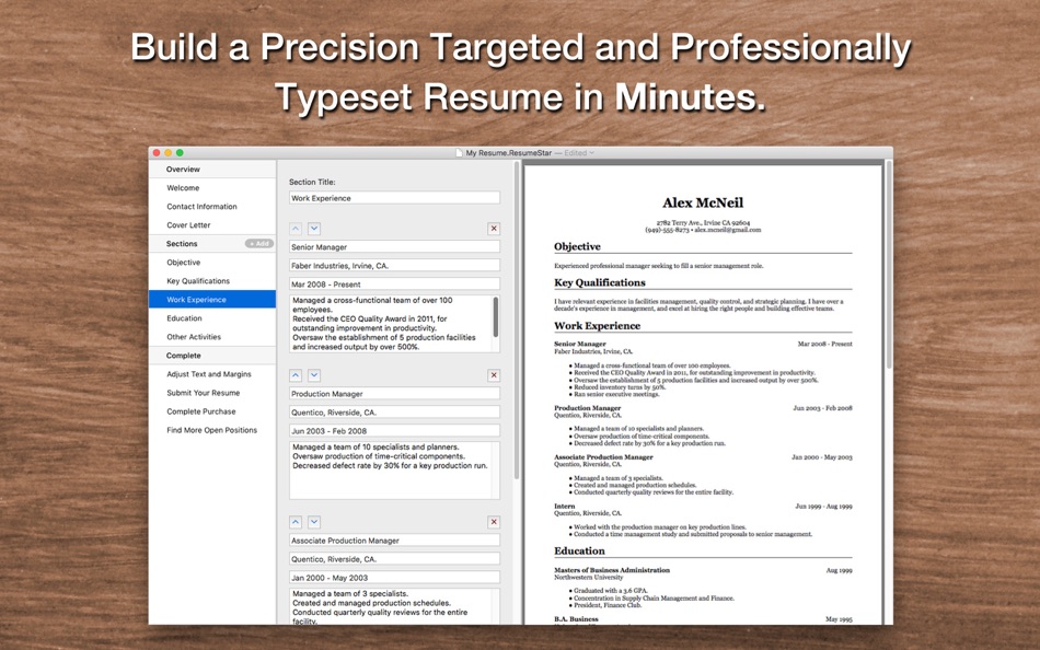 Resume Star: Pro CV Designer - 1.3 - (macOS)