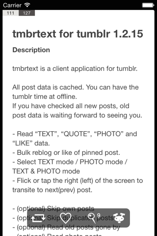 tmbrtext for tumblr screenshot 2