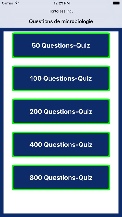 Microbiology Questions in French