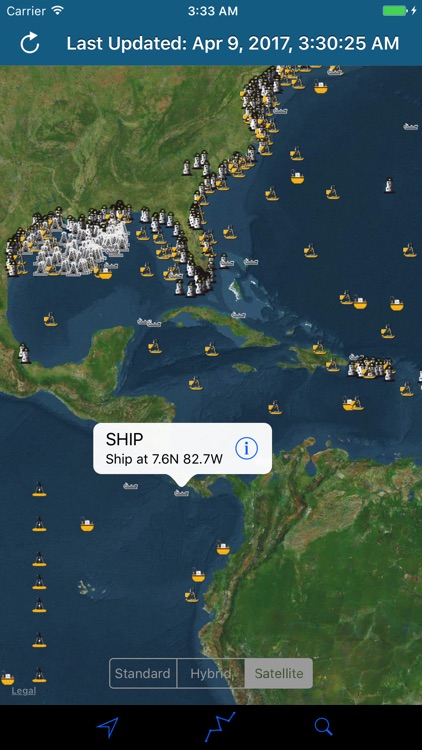NOAA Buoy Stations & Ships (NDBC Observations)