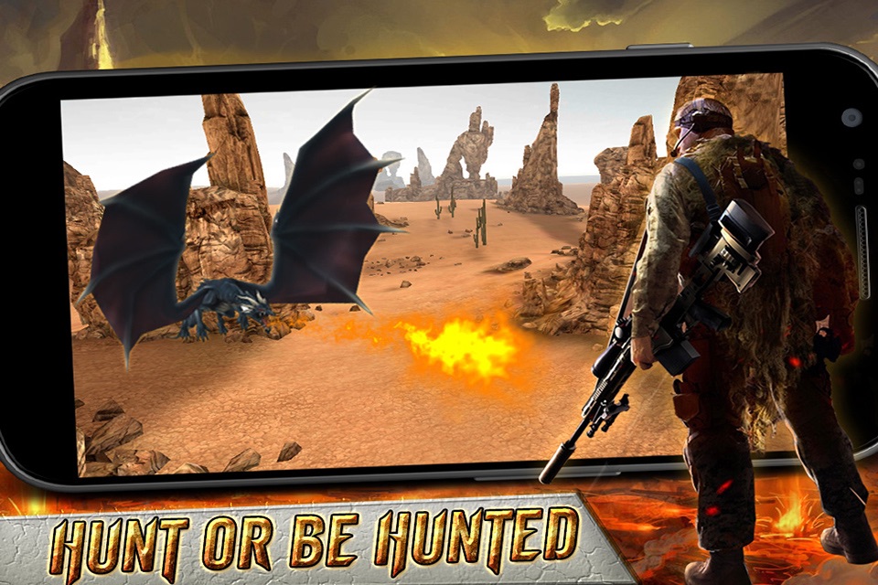 Hunt Fiery Dragons : Fight & Kill Down Fire Dragon screenshot 2