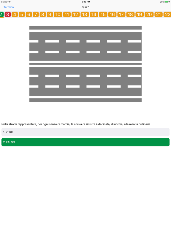 Quiz Patente di Guida 2017 Gratis iPad screenshot