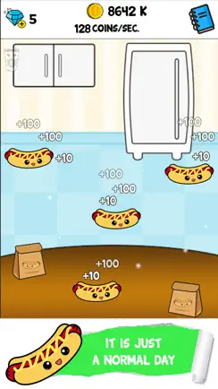 Hotdog Evolution - Food Clicker Kawaii Game iPhone image 2