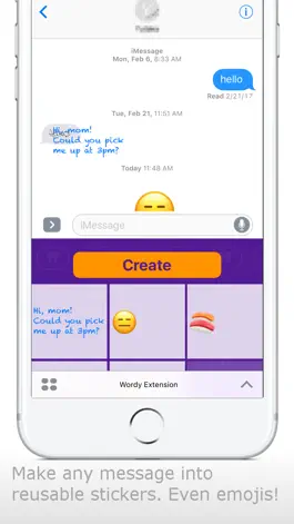 Game screenshot Wordy Extension: A Messages Extension apk