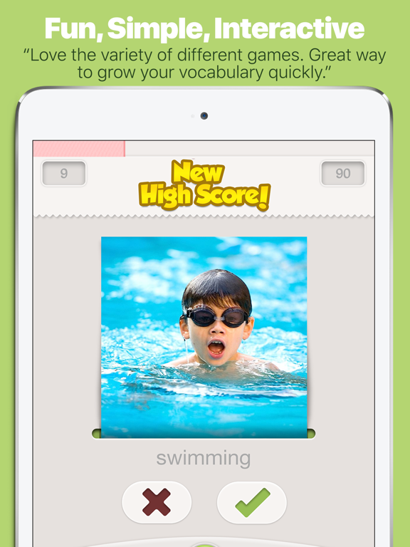 Learn English with Lingo Arcade iPad screenshot 3 - Education app