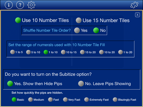 Number Tile Fill Up iPad screenshot
