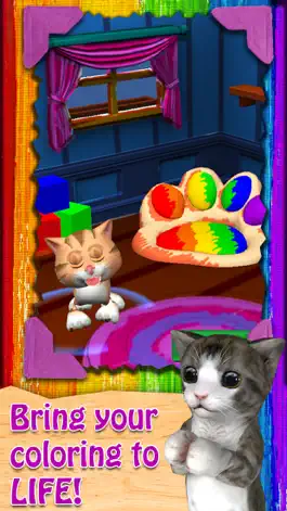 Game screenshot Paint My Cat!  Kids Painting mod apk