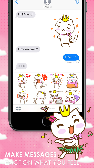 Screenshot #2 pour กิกิ สติกเกอร์ สำหรับ iMessage