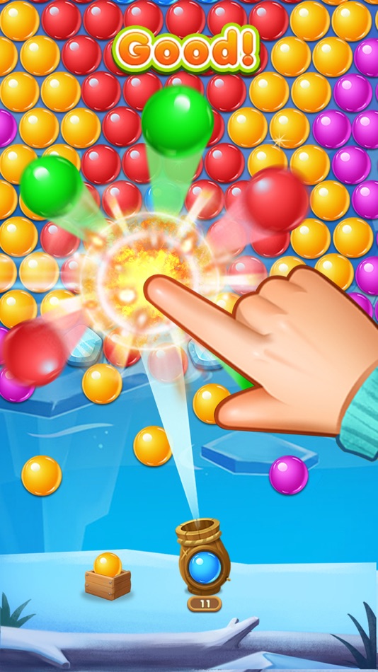 #1. Bubble Shooter - POP! (iOS) 由: 小坤 冯