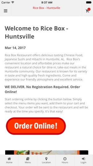 Rice Box Huntsville(圖1)-速報App
