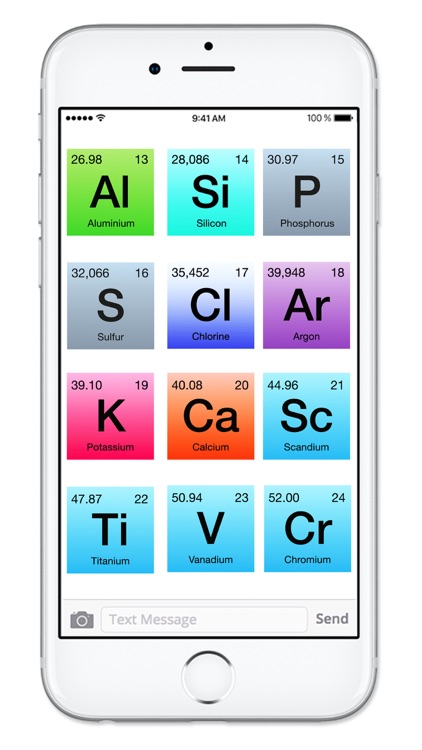 Rainbow Periodic Table of Elements Sticker Pack screenshot-3