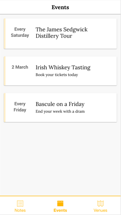Whisky Notes iPhone screenshot 2 - Food & Drink app