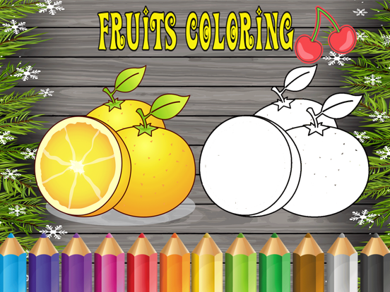 Screenshot #5 pour Pages de coloriage de fruits en ligne