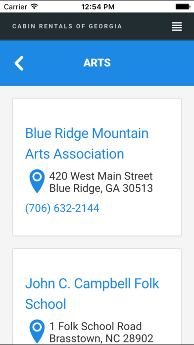 Screenshot #2 pour Cabin Rentals of Georgia