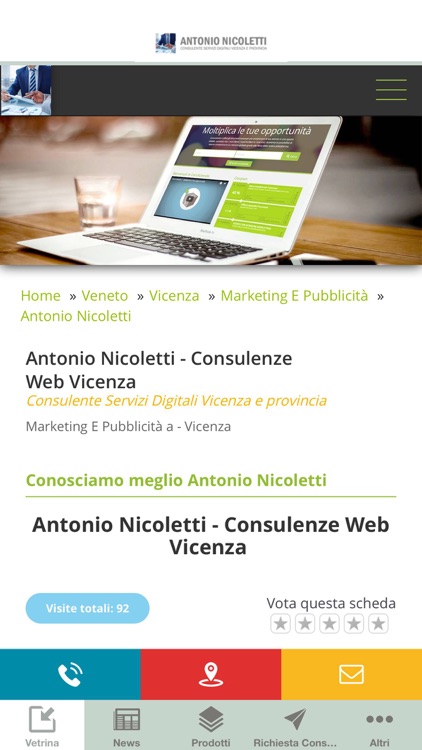 Antonio Nicoletti Consulente Web