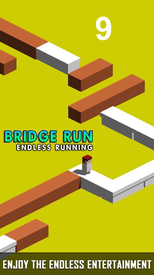 #5. Bridge Run – Endless Running (iOS) 由: Atif Mumtaz